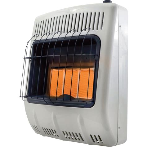 Mr. Heater Vent-Free Natural Gas Radiant Wall Heater — 20,000 BTU, 3 ...