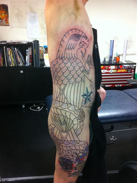 Sacred Tattoo: Outline finished..