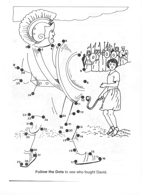 David And Goliath Printables Coloring Pages And Worksheet | Images and Photos finder