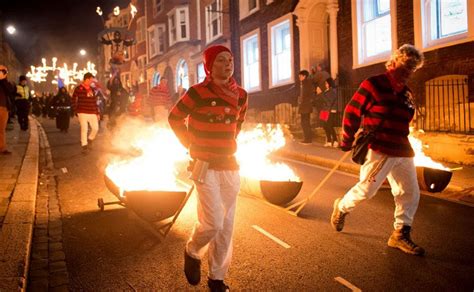 Photos: Thousands attend Bonfire Night parade in England – Firstpost