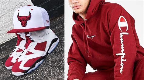 Air Jordan 6 Carmine 2021 Outfit Hat Hoodie Pants to Match