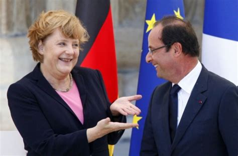 Hollande und Merkel: Frankreich und Deutschland wollen am gleichen ...