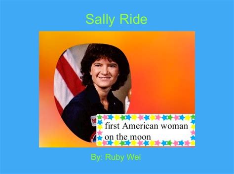 "Sally Ride" - Free stories online. Create books for kids | StoryJumper