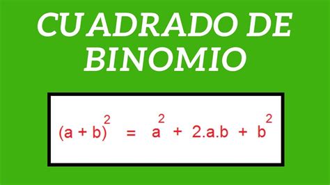 Ejemplos Cuadrado De Un Binomio - Trilosa