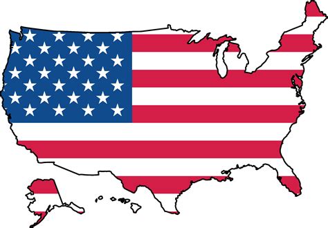 USA map flag vector 28241537 Vector Art at Vecteezy