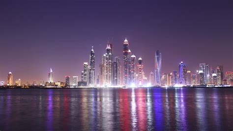 Dubai Night Timelapse Made From Palm Jumeirah Stock Footage Video 5870333 | Shutterstock