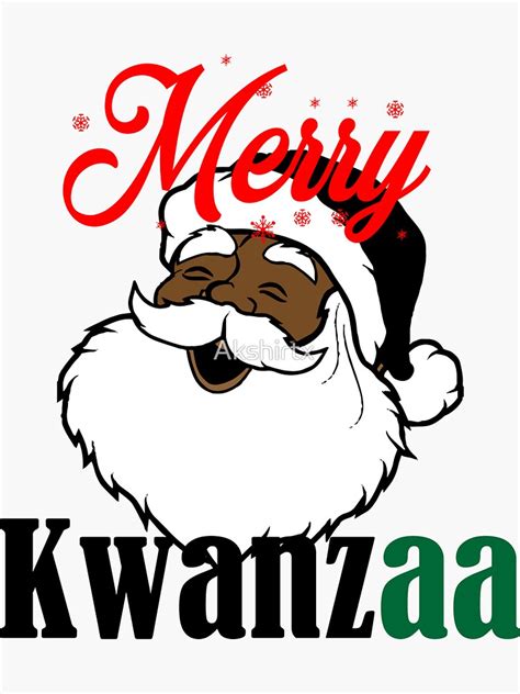 "merry kwanzaa 2023" Sticker for Sale by Akshirtx | Redbubble