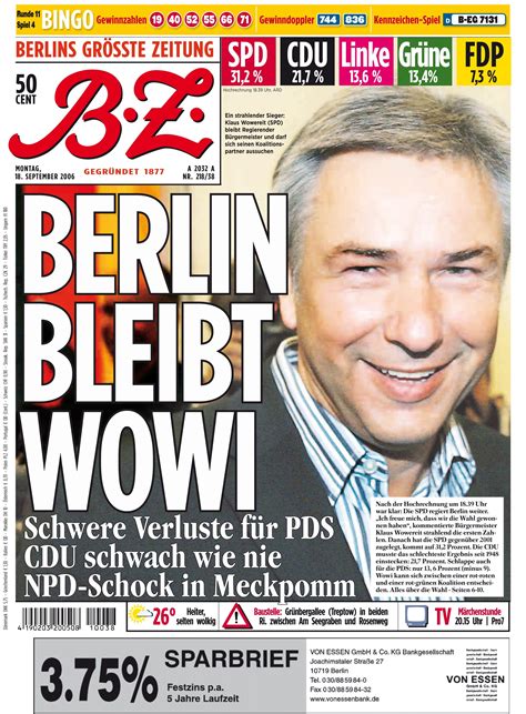 Schlagzeile Bild Zeitung Heute Titelseite - Test 1