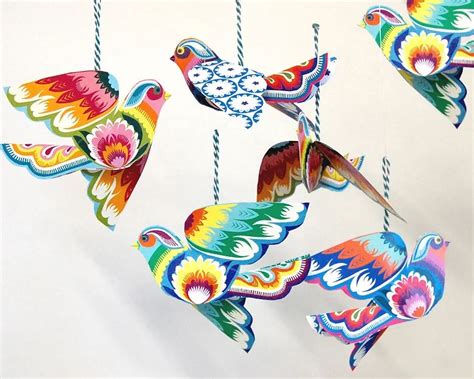 Little Birds 6 DIY Paper Decorations | Save the Children Shop