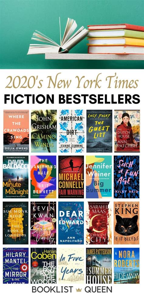 The Complete List of New York Times Fiction Best Sellers | Book club books, Best books to read ...