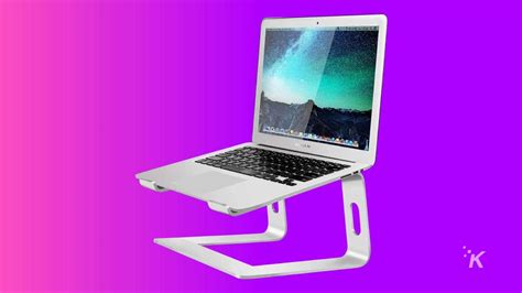 Complete your work from home set up with this $27 aluminum laptop stand