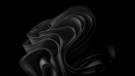 Download 4K wallpaper of Windows 11, AMOLED, Dark Mode, Abstract ...