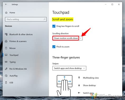 How to Reverse Scrolling Direction for Mouse or Touchpad in Windows 10