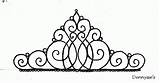 Princess Tiara Coloring Pages  Home sketch template