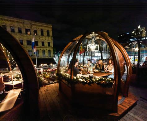 Lux Domes | Café Benelux | Rooftop Winter Dining