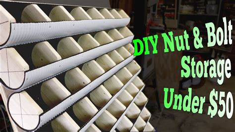 DIY Nut & Bolt Storage for Under $50 - YouTube