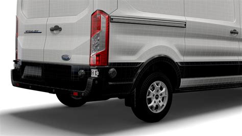 Ford E Transit Van L2H2 2022 - 3D Model by Creator 3D