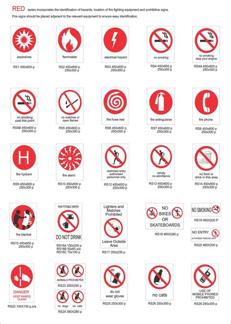 Red Signs - Jobpark Safety