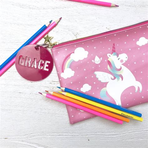 Personalised Unicorn Pencil Case By The Alphabet Gift Shop | notonthehighstreet.com