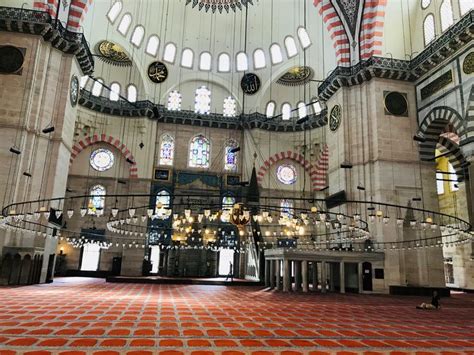 Interior of Suleymaniye Mosque, Istanbul | Mosque, Architecture, Building