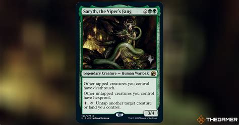 Magic The Gathering Commander Deck Brew Deathtouch The Entire Table With Saryth The Vipers Fang ...