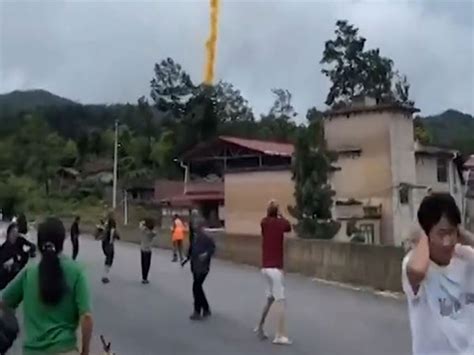 Suspected Chinese rocket debris falls over village after launch, sparks ...