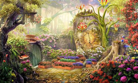 Enchanted Garden Wallpaper