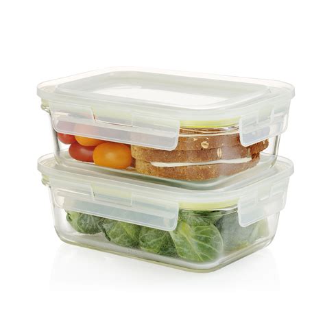 Food Storage Containers Home & Garden 12 Glass Storage Containers With Locking Lids BPA Free ...