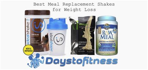 Best Meal Replacement Shakes Weight Loss | Days To Fitness