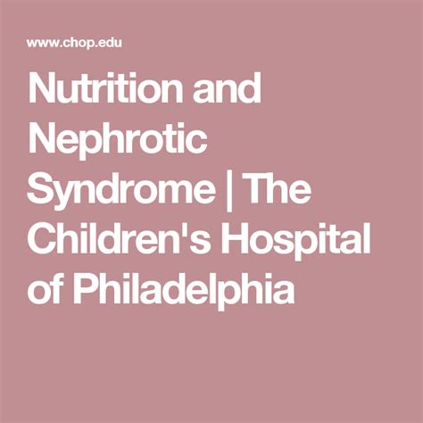 Diet Plan For Nephrotic Syndrome In Adults - priorityoutdoor