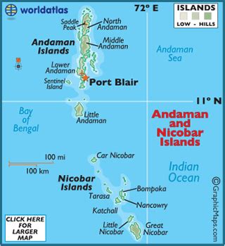 Map Andaman And Nicobar Islands - Tourist Map Of English