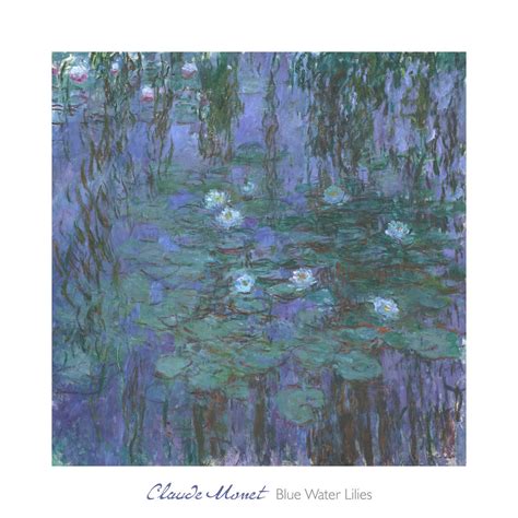 Blue Water Lilies, 1916-1919 | McGaw Graphics