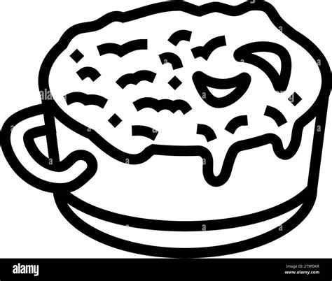 french onion soup cuisine line icon vector illustration Stock Vector Image & Art - Alamy