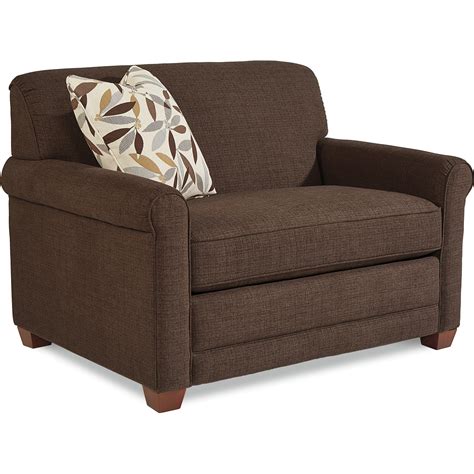 La-Z-Boy Amanda Casual Twin Mattress Sleeper Chair with Premier ComfortCore Seat Cushion and ...