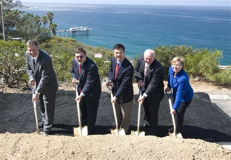 Groundbreaking at Scripps Oceanography campus in La Jolla, Calif.