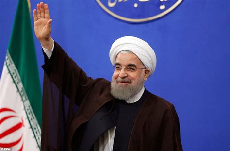 Voters celebrate re-election of Hassan Rouhani in Tehran | Daily Mail ...