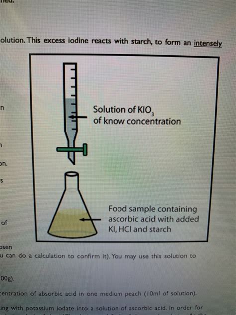 Colorimetric Titration Experiment - Determine the | Chegg.com