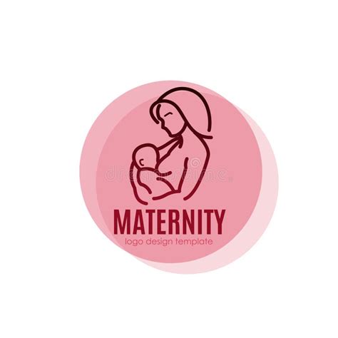 Maternity Logo Design Template, Pregnancy Mother and Baby Symbol or Icon Template Stock Vector ...