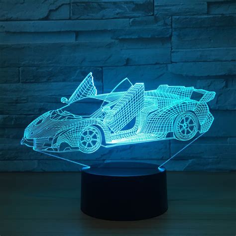 Aliexpress.com : Buy Fast Speed Sports Car 3D Night Light Car Lamp USB ...