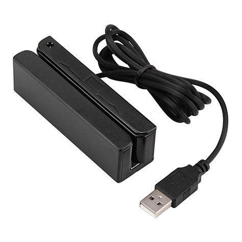 USB Magnetic Stripe Card Reader 3-Track POS Credit Card Reader Swiper ...