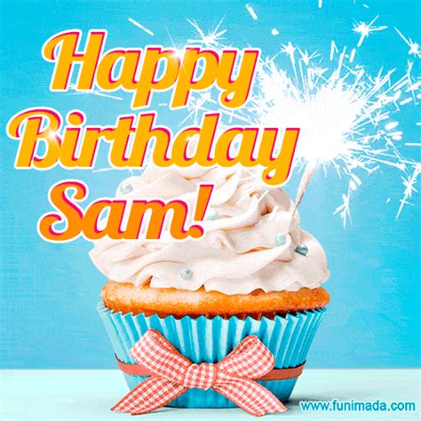 Happy Birthday Sam GIFs - Download on Funimada.com