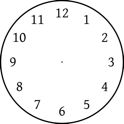 Clocks Clipart With No Hands - ClipArt Best