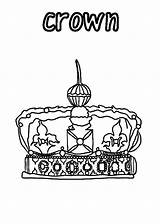 Crown For Coronation Coloring Pages  NetArt sketch template