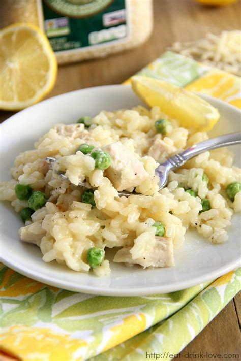 Chicken and Lemon Parmesan Risotto - Eat. Drink. Love.