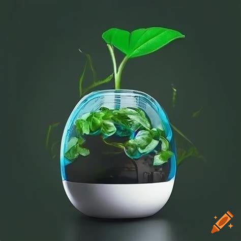 Smart plant care device with sensors on Craiyon