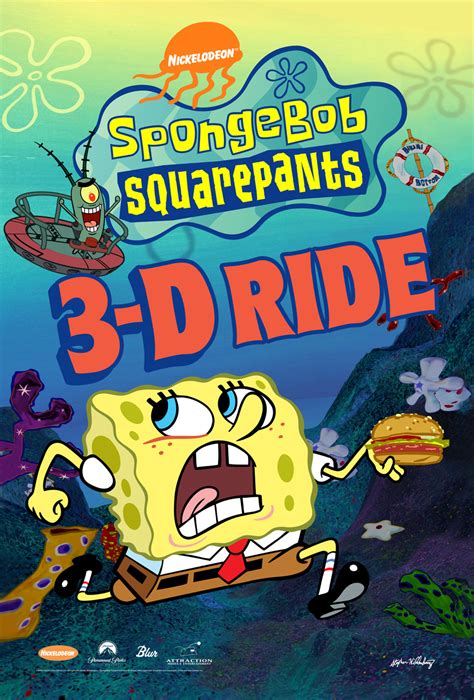 SpongeBob 3-D Movie Attraction Graphics on Behance