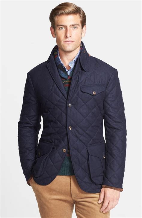 Polo Ralph Lauren Quilted Wool Blend Three-Button Sport Coat | Nordstrom