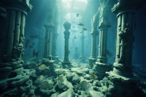 Atlantis backdrop fish underwater swimming. | Free Photo - rawpixel