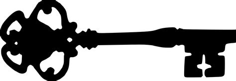 8 Skeleton Key Silhouettes (PNG Transparent) | OnlyGFX.com