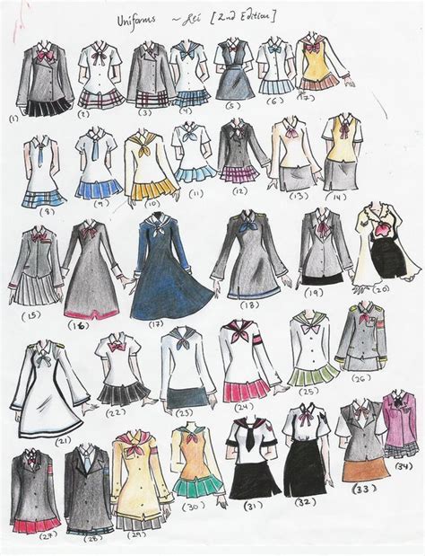 Pin by Meredith Wegener on Outfits | Drawing anime clothes, Art ...